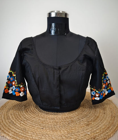 Black French Knot Blouse - Constellation