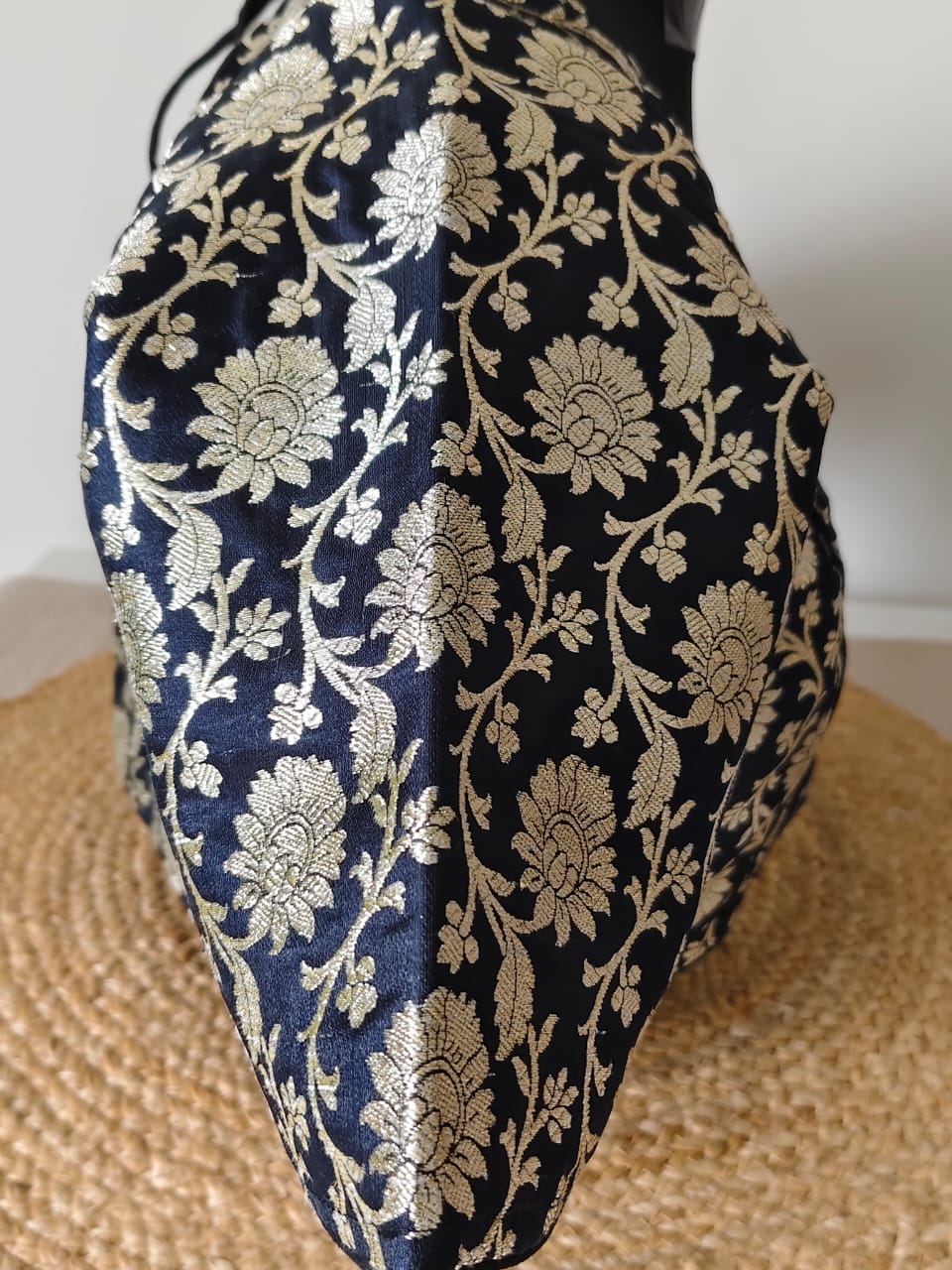 Banarasi Black Katan Blouse