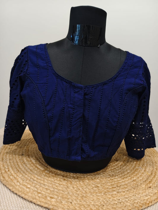 Hakoba Dark Blue Blouse