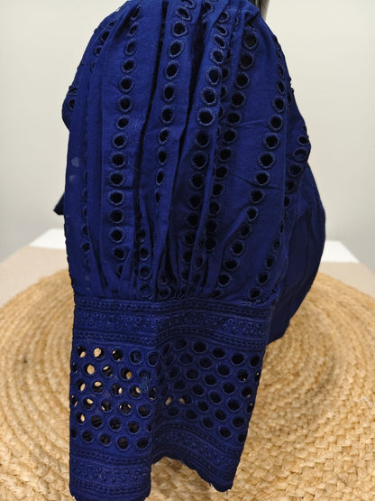 Hakoba Dark Blue Blouse
