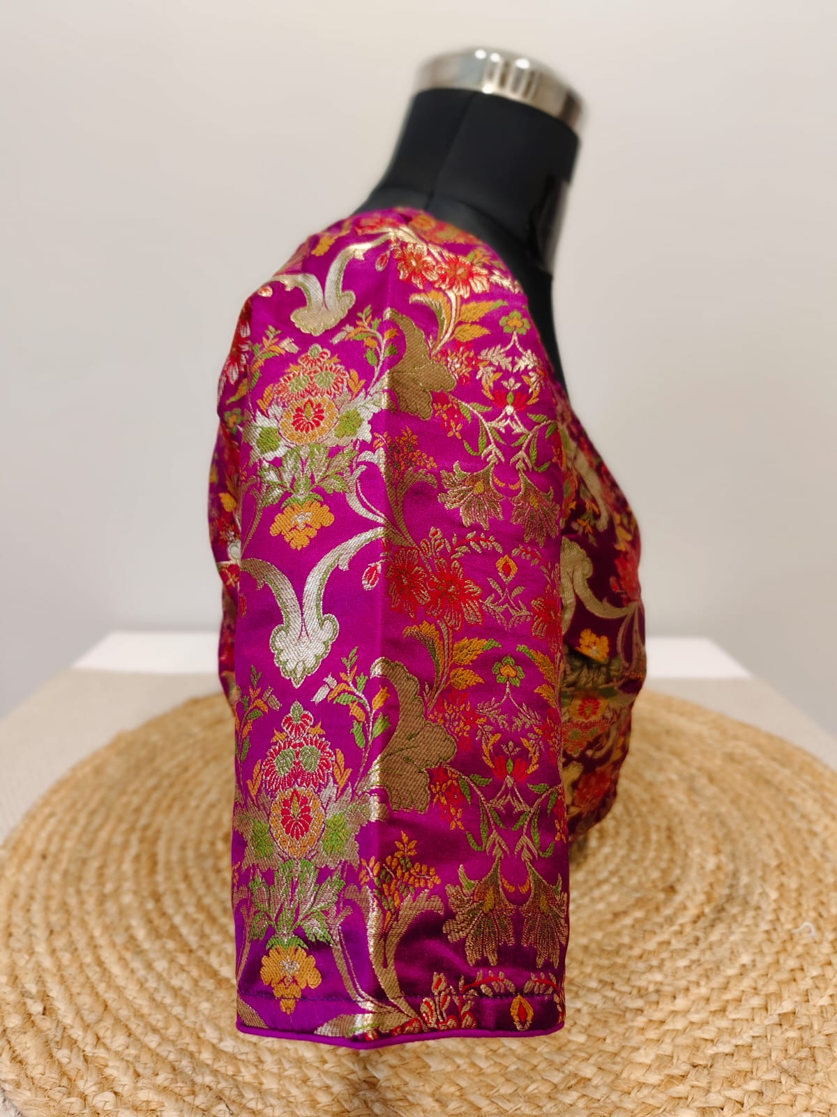 Banarasi  Purple Kinkhwab Blouse