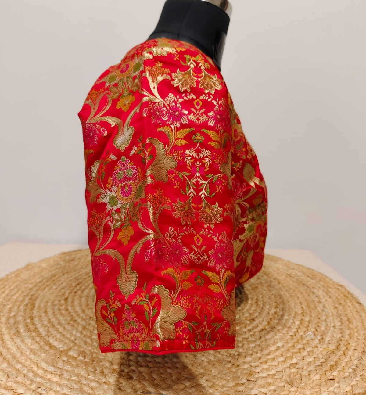 Banarasi  Red Kinkhwab Blouse