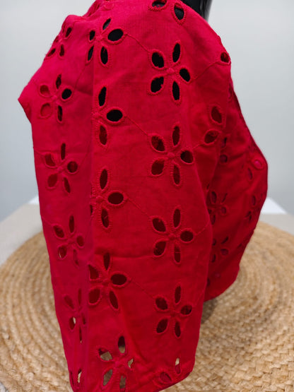 Red Blouse with Star Hakoba