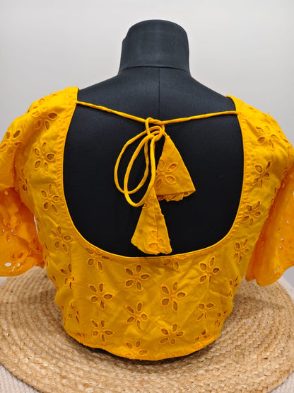 Yellow  Blouse with Star Hakoba